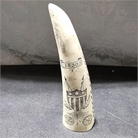 Hand carved horn?