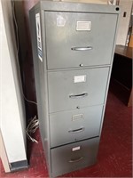 4-Drawer File Cabinet no lock 18x25x52
