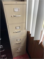 HON 4-Drawer Cabinet 25x15x52