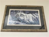 Framed Tiger Picture