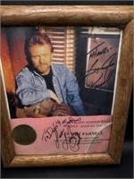 Framed Lee Roy Parnell Autographed Picture