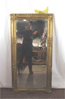 Antique Gilt Wood & Plaster Hallway Mirror