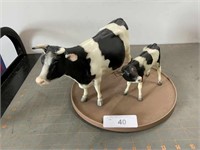 Breyer Holstein cow and calf figurines