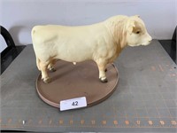 Breyer Charolais bull figurine