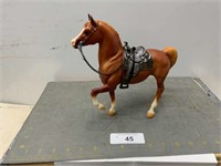 Breyer horse with saddle