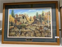 Framed painting "Deer Valley" by Mark Daehlin,