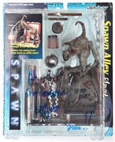 SPAWN ALLEY PLAYSET SIGNED AL SIMMONS 2000