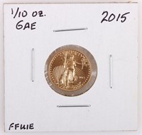 FINE GOLD 1/10OZ 2015 AMERICAN EAGLE TYPE 1