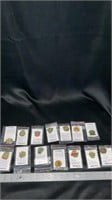 Various Unocal 76 baseball pins