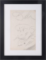 SALVADO DALI ORIGINAL ABSTRACT SKETCH AFTER