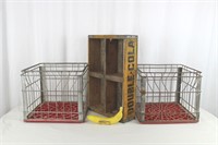 Vtg. "Double Cola" Wood Crate, Chattanooga+++