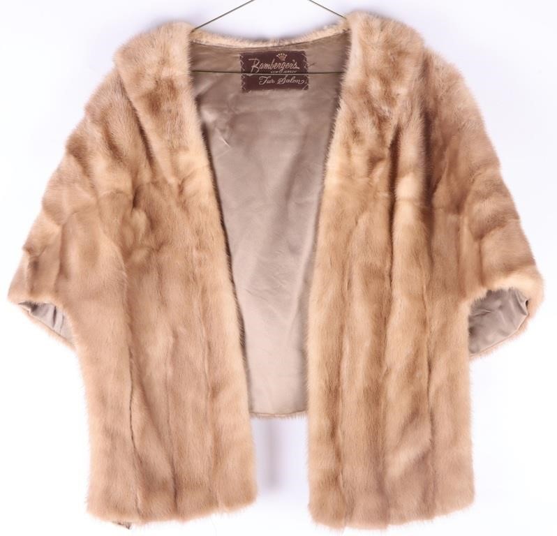 GENUINE BAMBERGER'S MINK FUR LADIES SHOAL