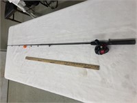 Used Zebco 202 fishing rod and reel