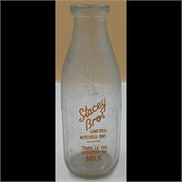 Stacey Bros Milk Bottle