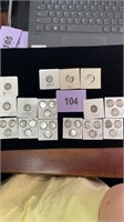 Lot of 31 Dimes 1897 - 1963