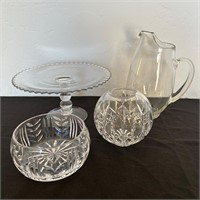 Lismore & Glencar Waterford Crystal Bowls / Vase++