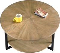 LEEMTORIG Round Coffee Table  Wood  KFZ-1338