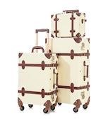 UNIWALKER Luggage 3 pc Set (26in+20in+12Beige)
