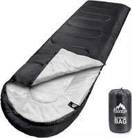 XL MEREZA Sleeping Bag  20-32F Black&Gray