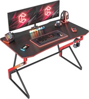 CubiCubi Gaming Desk Z Shaped 40 inch Black
