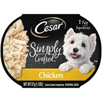 Cesar Simply Crafted Chicken Wet Dog Food  1.3 Oz