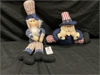 2 Uncle Sam Shelf Sitters