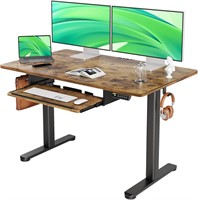 Standing Desk with Keyboard Tray,