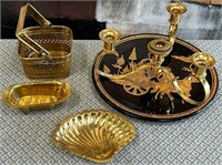 SW - CANDLE HOLDER, TRAY, BASKET & DISHES (D45)