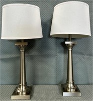 11 - PAIR OF MATCHING TABLE LAMPS (W10)
