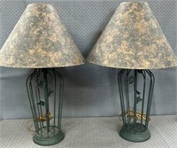 11 - PAIR OF MATCHING TABLE LAMPS (W148)