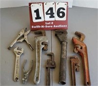 Pipe Wrenches, Pliers, Vise-Grips