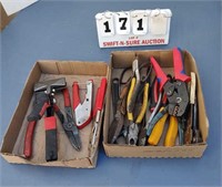 Tin Cutters, Wire Cutters, Band Pliers, Etc.