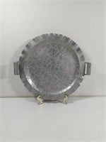 Vintage Keystoneware Aluminum Paisley Round