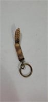 Rattle Snake Tail key chain