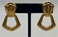 14k Gold Earrings, TW: 7.5g