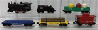 lot of 6 Lionel Trains, Engine, Tender, others