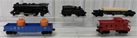 lot of 5 Lionel Trains, Engine, Tender, others