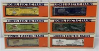 lot of 6 Lionel Boxcar Reefer Cars