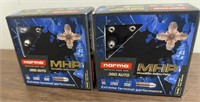 40 Rounds - .380 85gr MHP - Norma