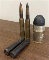 Ammo Decor Pieces 40mm & 50cal