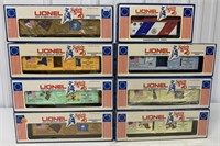 lot of 8 Lionel Spirit of '76 Boxcars