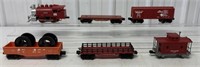 (6) Lionel Trains, Engine, Caboose, others