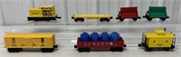 (7) Lionel Trains, Engine, Caboose, others