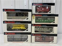 7 Lionel Trains Caboose, boxcars, gondola