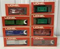 8 Lionel Trains boxcar, caboose
