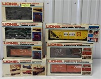 7 pc Lionel Caboose and cars