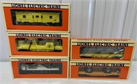 5pc Lionel Cars and Caboose