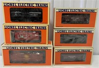 6 pc Lionel Cabooses and Cars