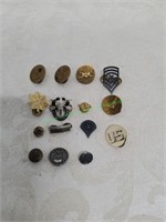 Misc Military Pins & Buttons