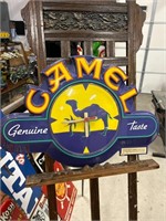 Vintage Camel Cigarettes Clock Sign